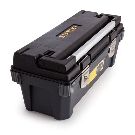 stanley 26 metal tool box|stanley 26 inch toolbox.